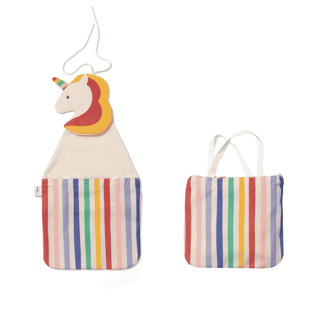 Play&Go - 2-in-1 Wall Storage & Tote Bag - Unicorn - Image 6