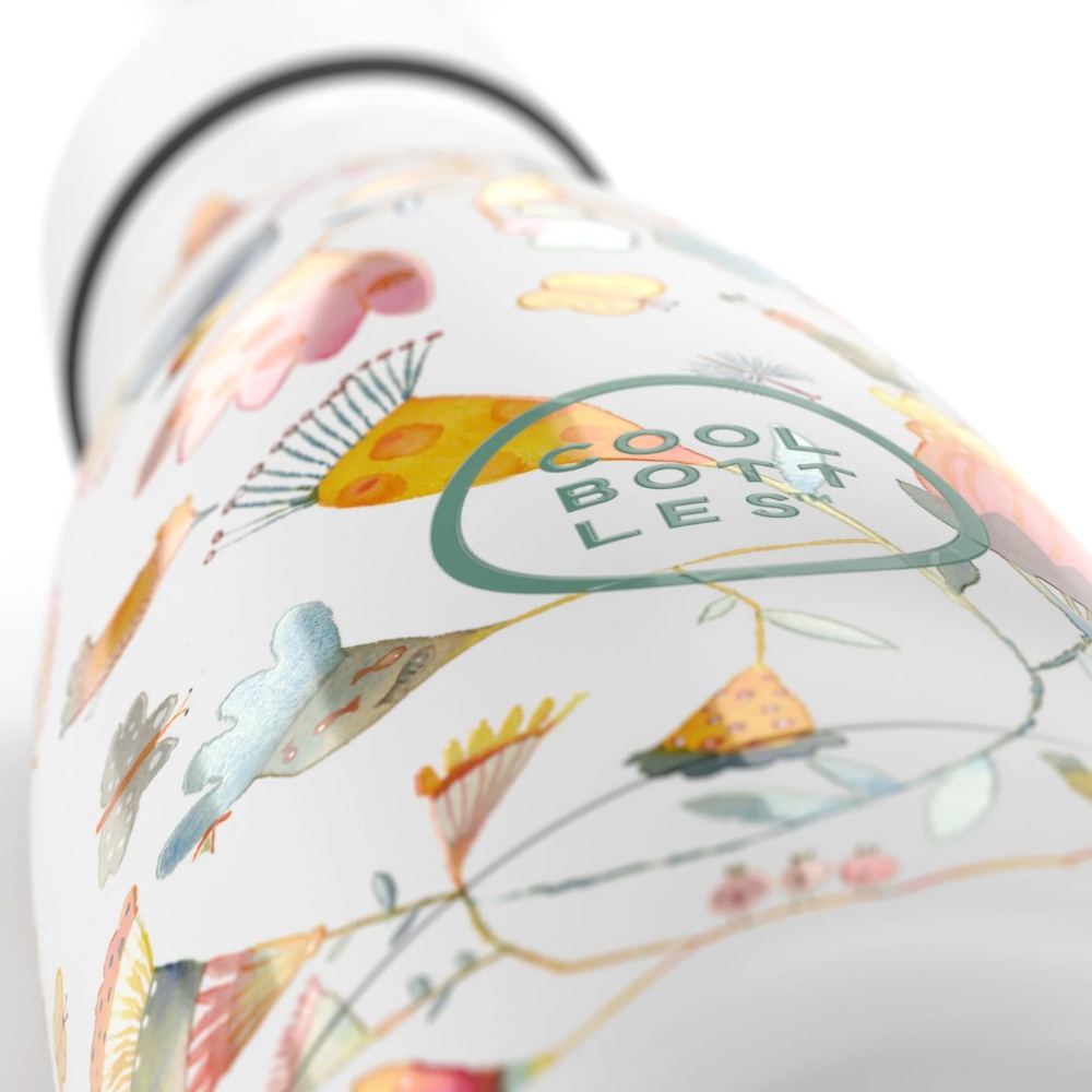 Cool Bottles - Kids Triple-Insulated Water Bottle - Spring Flowers 260ml - Image 4