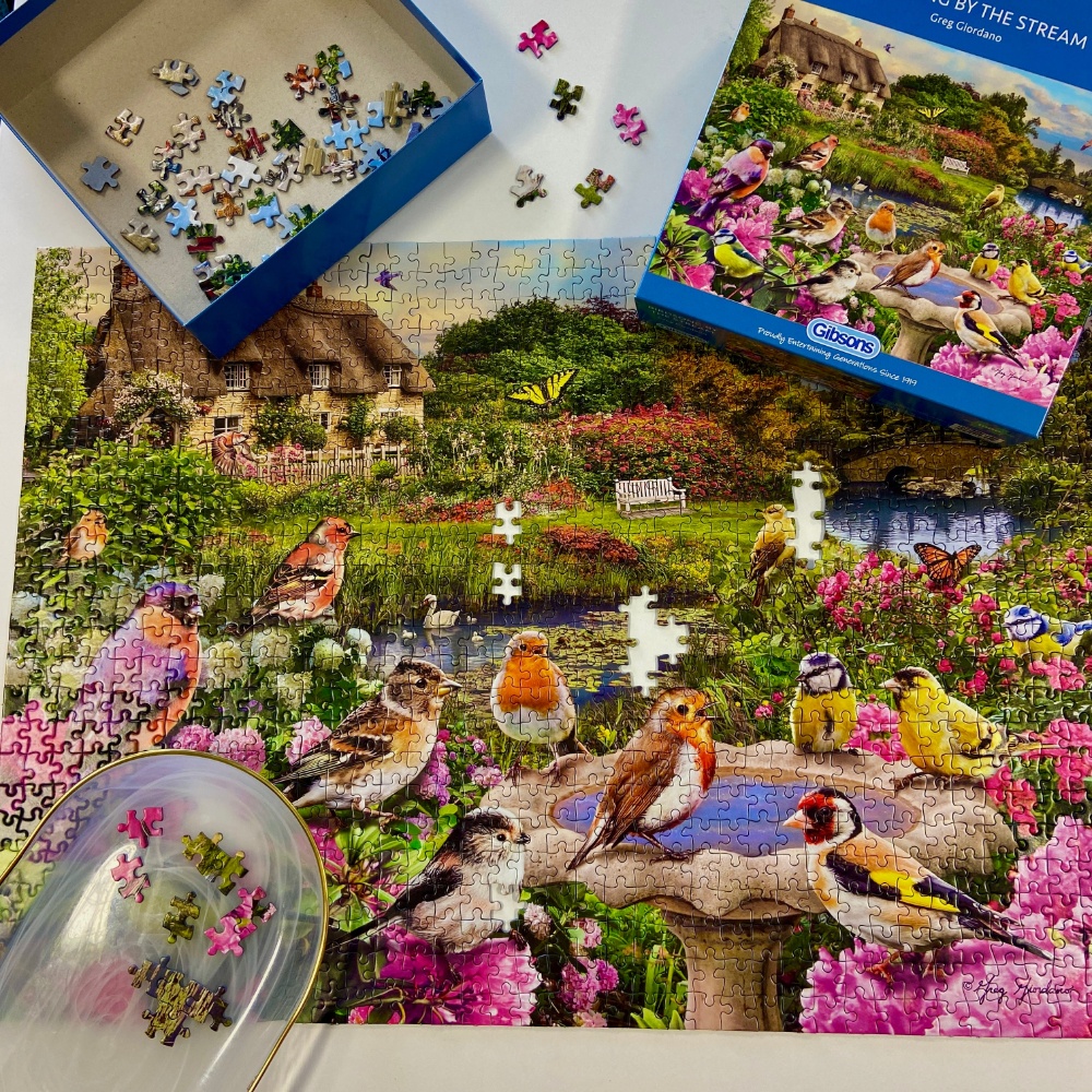 Gibsons - Birdsong by the Stream - 1000 Piece Jigsaw Puzzle - Image 3