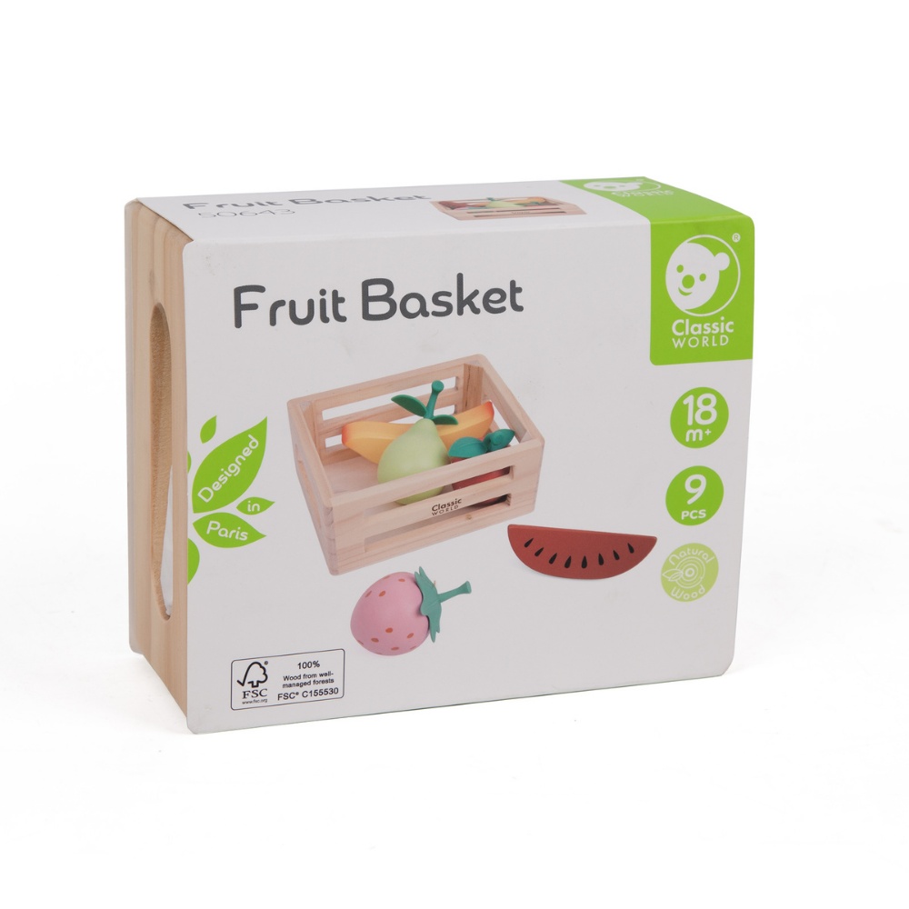 Classic World - Pretend & Play - Fruit Basket - Image 6