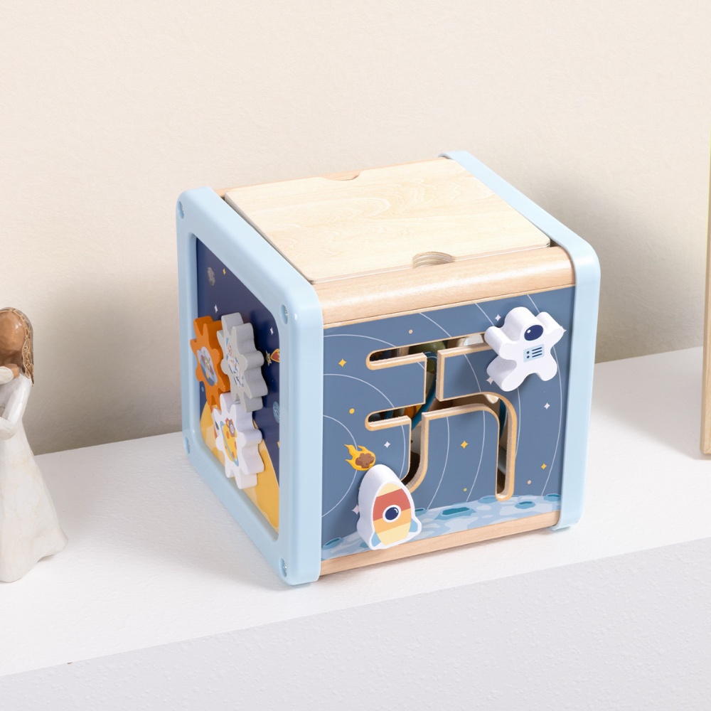 TookyToy - Space Play Cube Activity Toy - Image 4