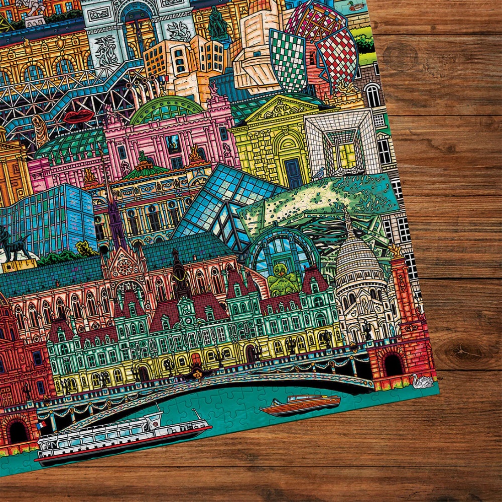Gibsons - Paris Cityscape - 500 Piece Jigsaw Puzzle - Image 3