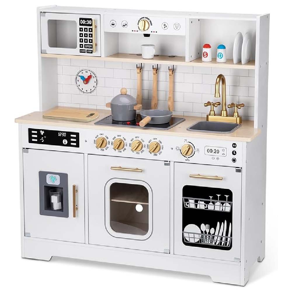 TookyToy - Pretend Play Wooden Kitchen Set - Image 2
