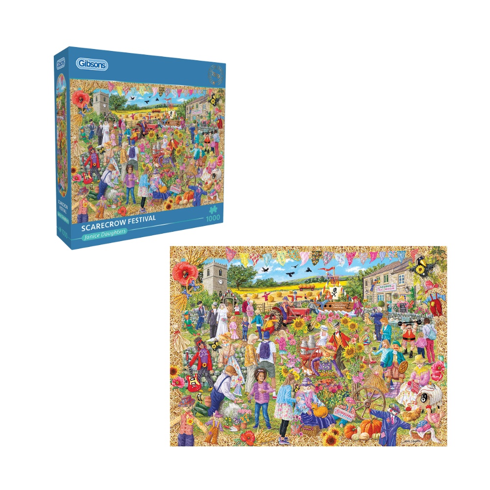 Gibsons - Scarecrow Festival - 1000 Piece Jigsaw Puzzle - Image 5