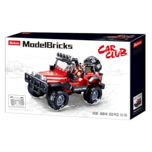 Sluban Building Set: Model Bricks - Jeep - 253pcs
