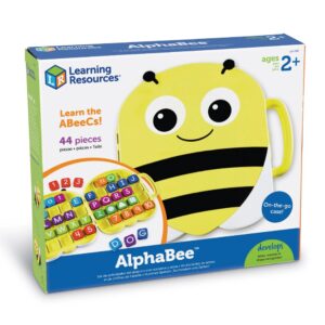 Learning Resources - AlphaBee Suitcase ABC Letters Numbers & Shapes Set