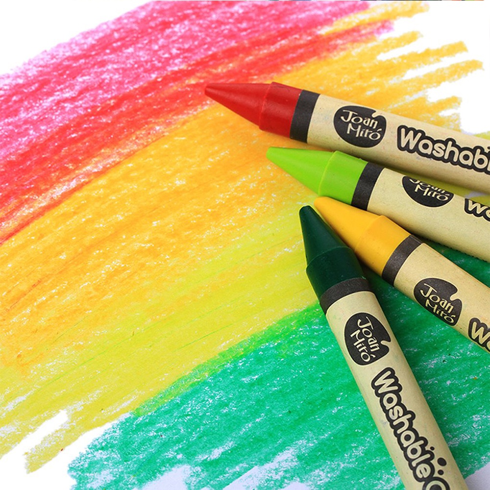Jar Meló - Wax Crayons - Washable Non-Toxic - 24 Colours - Image 4