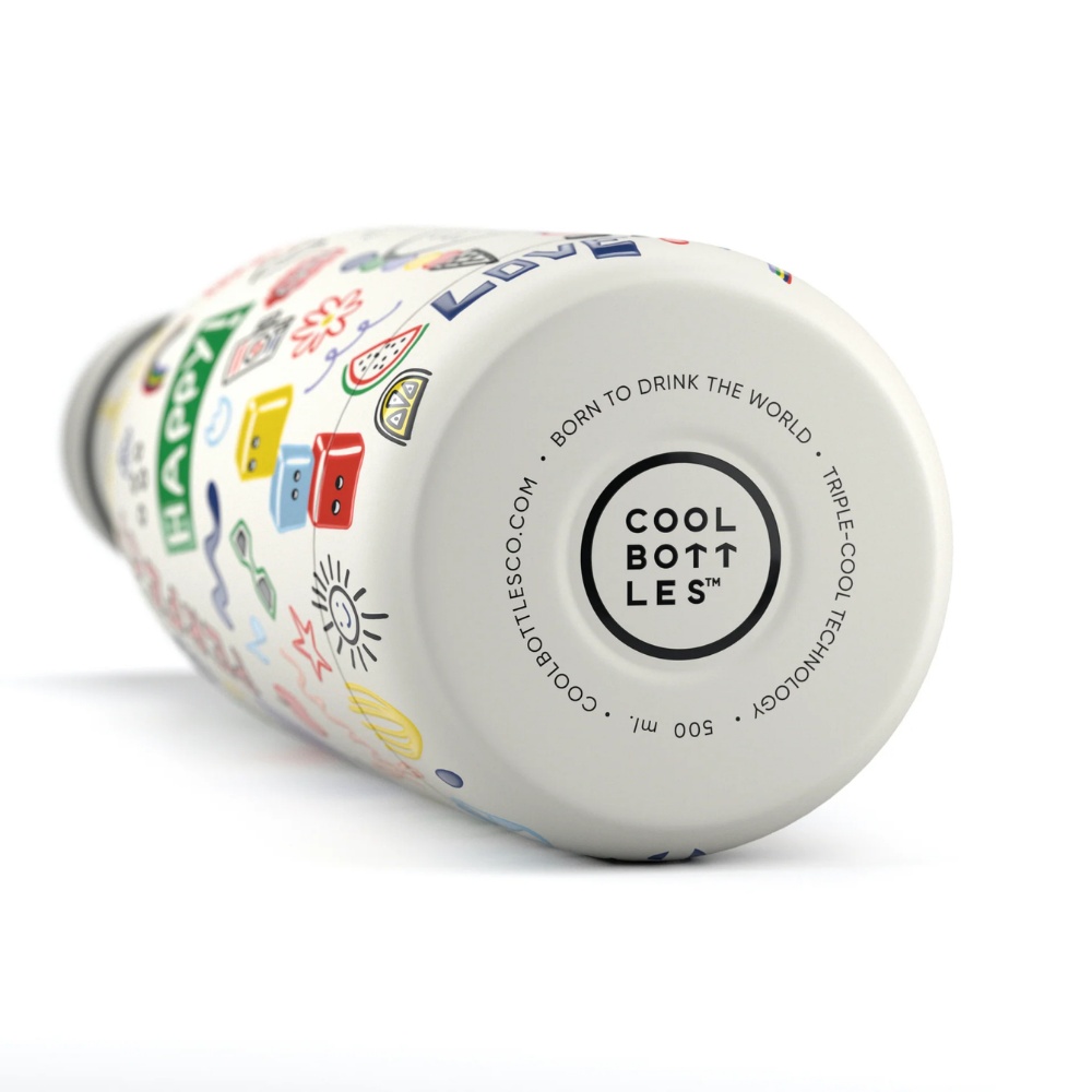 Cool Bottles - Triple-Insulated Water Bottle - Good Vibes 500ml - Image 4