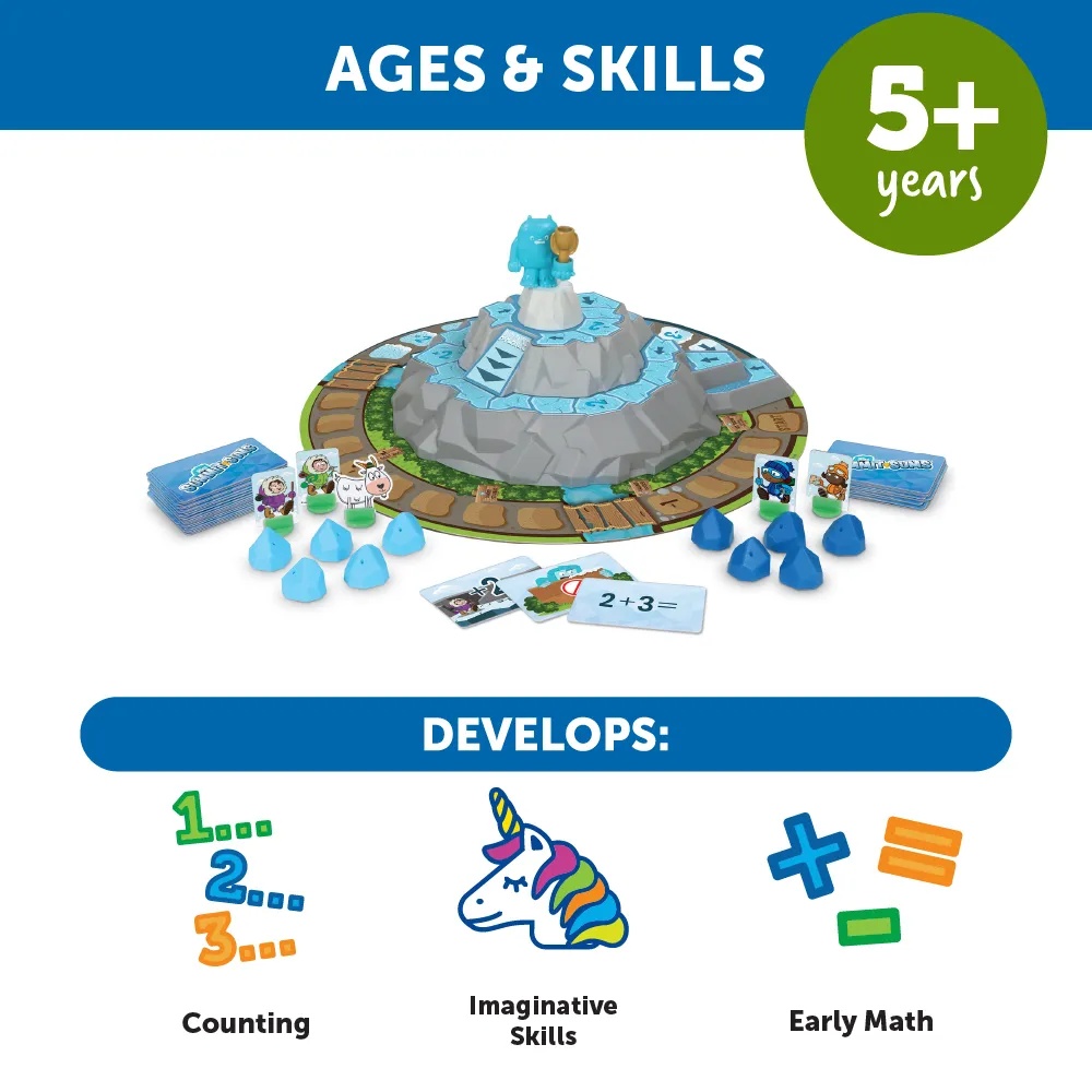 Learning Resources - Summit Sums™ Addition & Subtraction 3D Board Game - Image 5