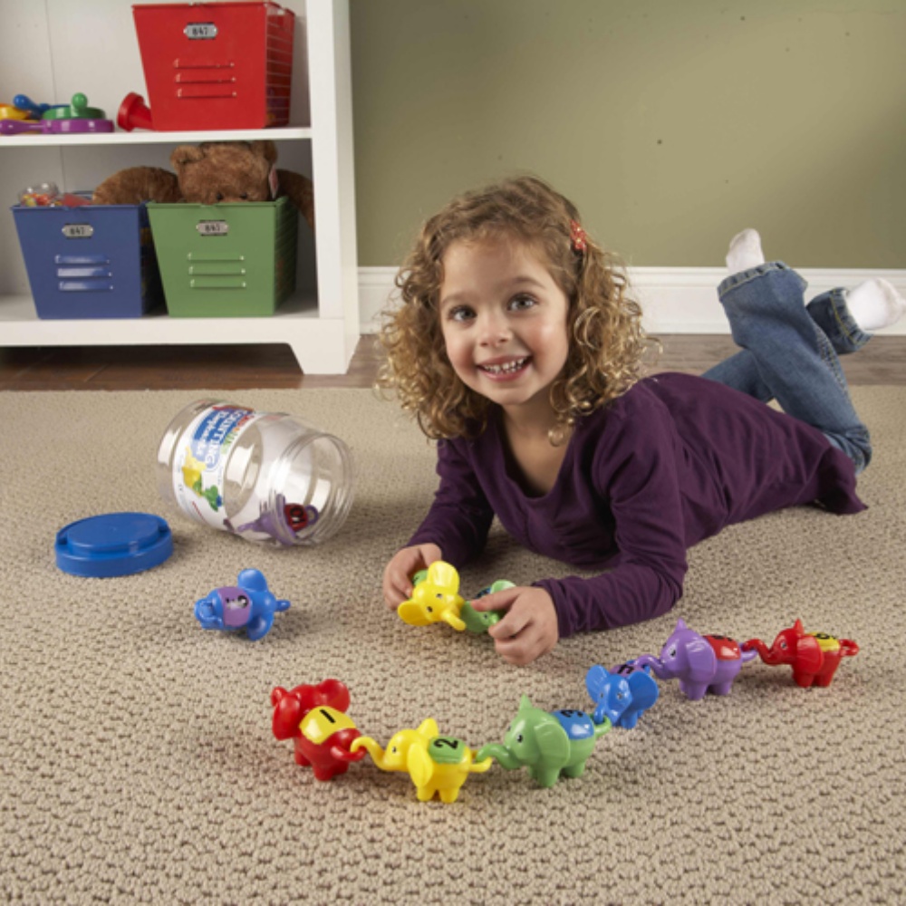Learning Resources - Snap-n-Learn™ Counting Elephants: Numbers Fine Motor Toy Toddlers - Image 2