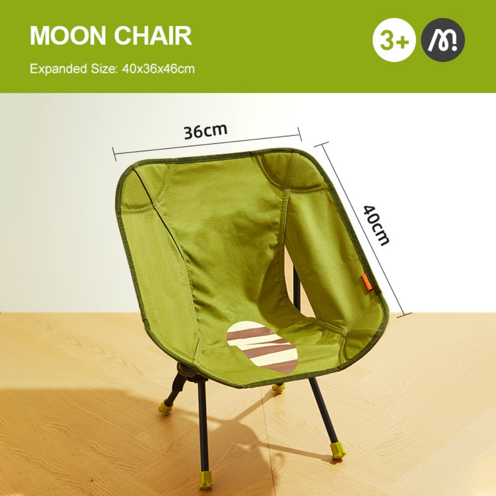 Mideer - Kids Portable Folding Moon Chair for Outdoor Play - Deer Camp Party - Image 2