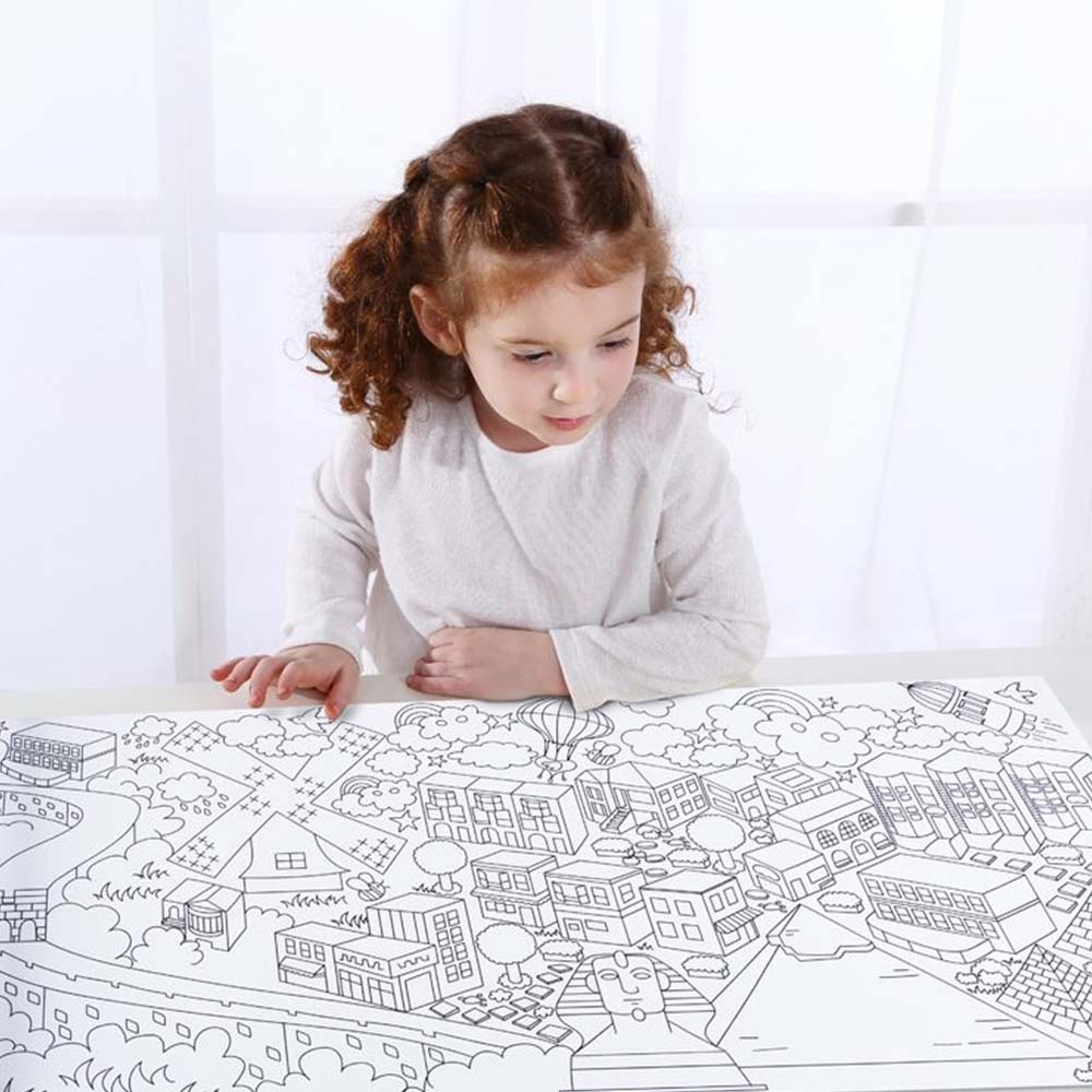 TookyToy - Colouring Roll - Cities Around The World - Image 2