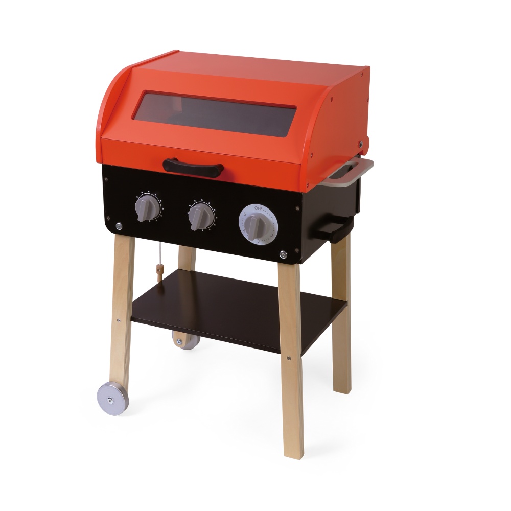 Greenbean - Pretend & Play - Wooden Braai Set with Lights & Sound - 13pcs - Image 2