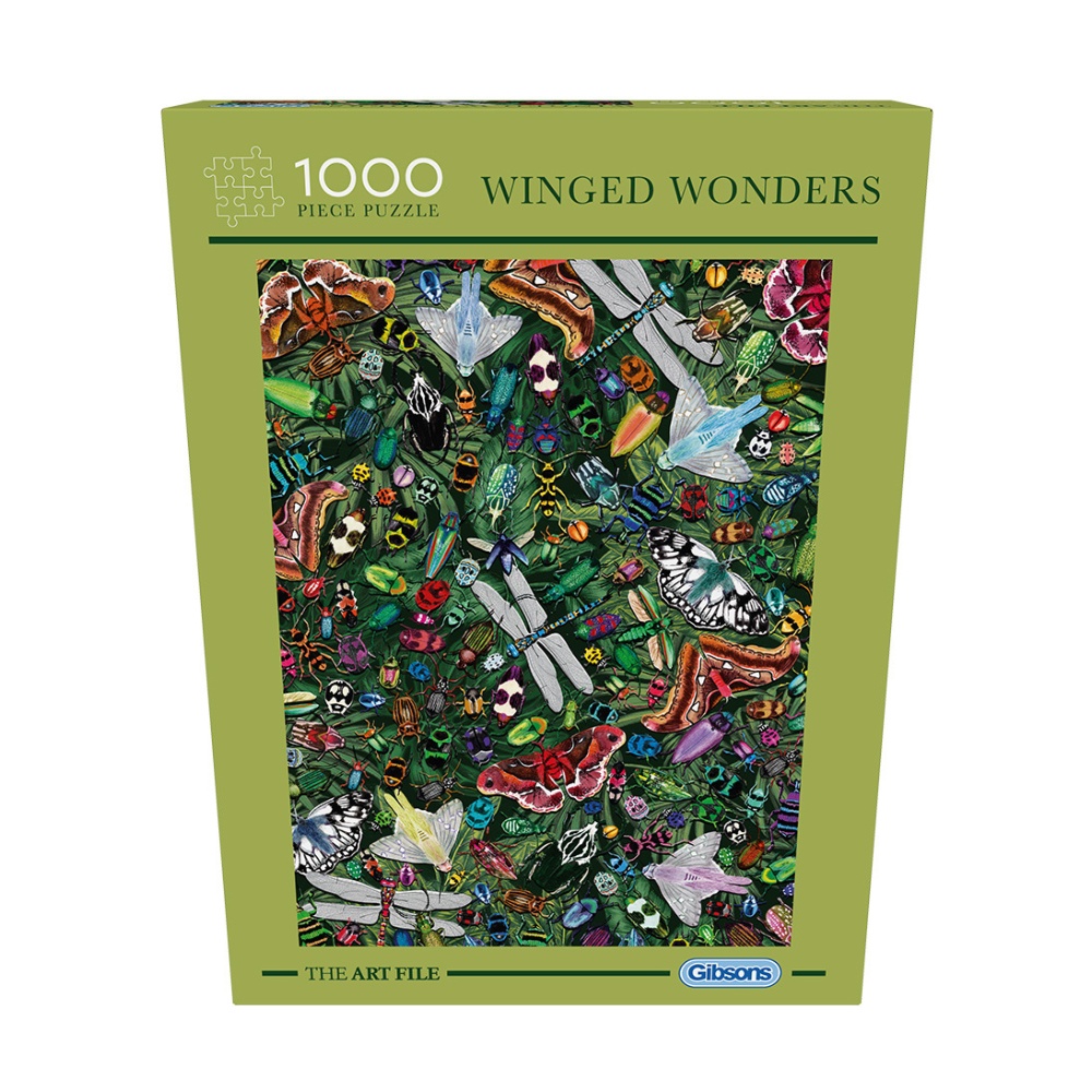 Gibsons - The Art File: Winged Wonders - 1000 Piece Jigsaw Puzzle - Image 4