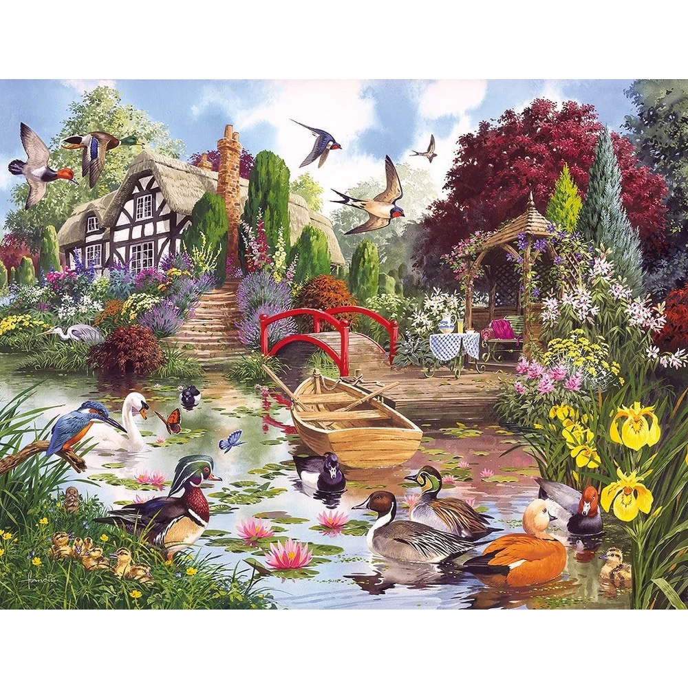 Gibsons - Flora & Fauna - 4 x 500 Piece Jigsaw Puzzles - Image 5