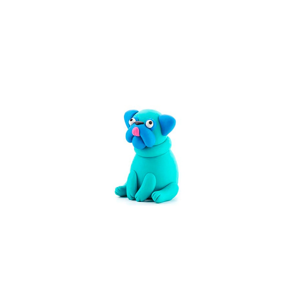 Hey Clay - Modelling Air-Dry Clay with Fun Interactive App - Pug, Series Dog Story, 3 cans - Image 3