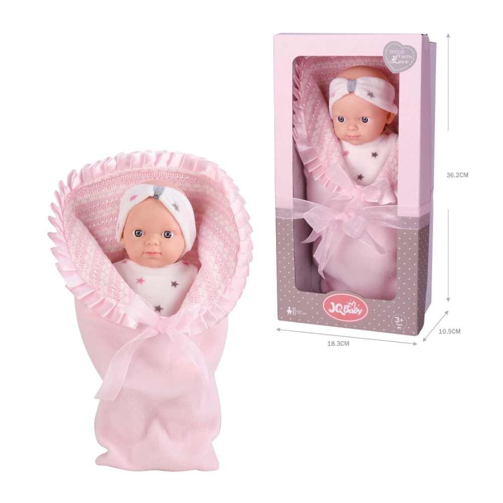 Baby Doll with Pink Clothing & Accessories - Vinyl Body - 30cm - Image 4