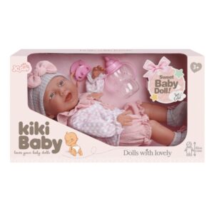 Baby Doll with Vinyl Body, Pacifier & Bottle - 40cm