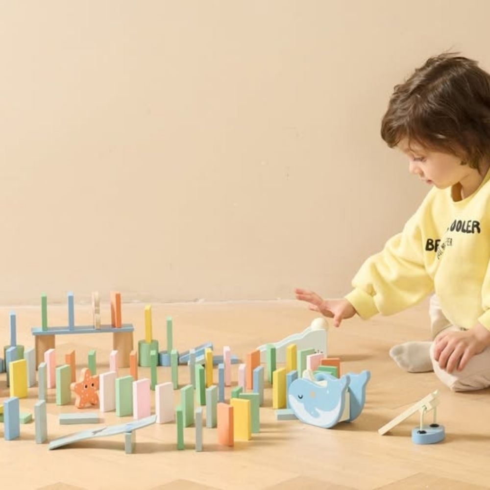 Classic World - Ocean Dominoes - Wooden Activity Set - 100 Pieces - Image 3