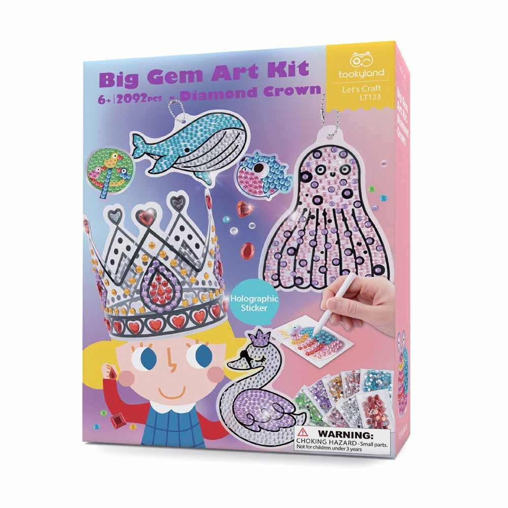 TookyToy - Big Gem Art Kit - Diamond Crown - Image 10