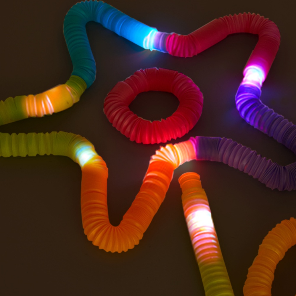 Mideer - Glow Pop Tube Sensory Fidget Toy with Light-Up Balls for Kids - Image 7