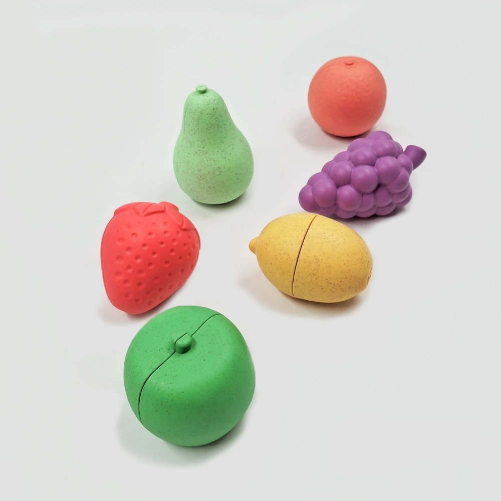 Mingli Toys - Shape Sorting Fruit Set - Eco-friendly Educational Toy - 12 Pieces - Image 3