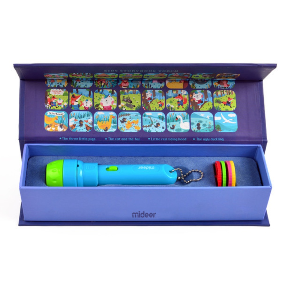 Mideer - Storybook Projector Torch for Kids - Bedtime Story Flashlight - Image 2