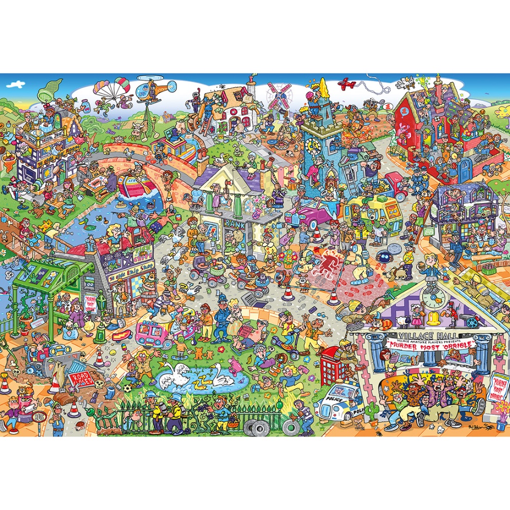 Gibsons - Jokesaws: Midsummer Mayhem - 1000 Piece Jigsaw Puzzle - Image 2