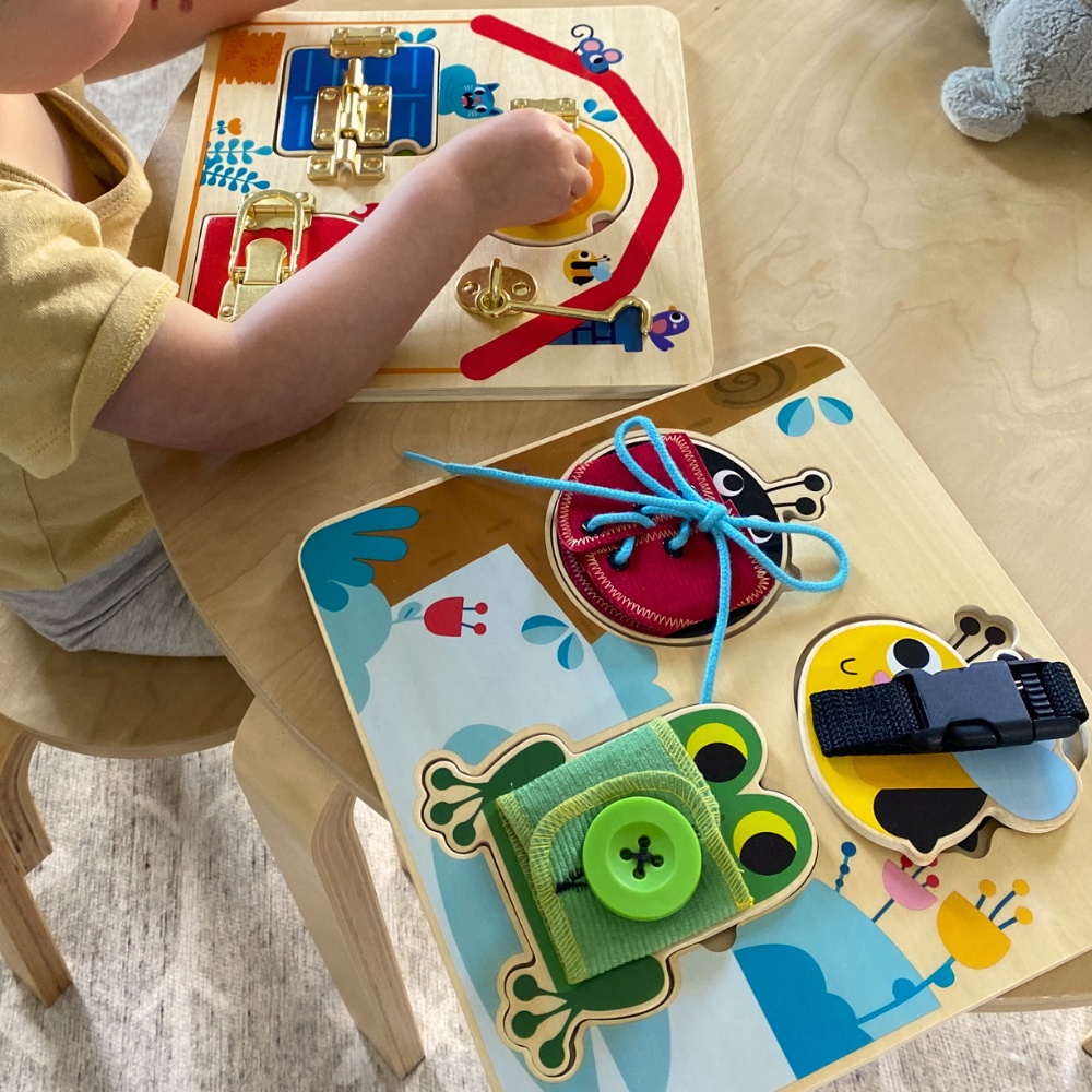 TookyToy - Wooden Latches Activity Busy Board - Image 2