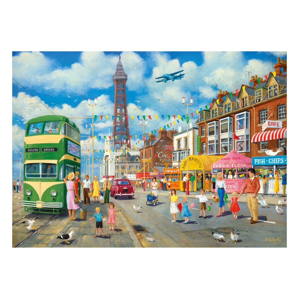 Gibsons - Blackpool Promenade - 1000 Piece Jigsaw Puzzle - Image 2