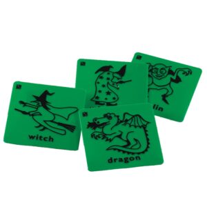 EDX Education - Art Rubbing & Embossing Plates - Fairytale 4pcs