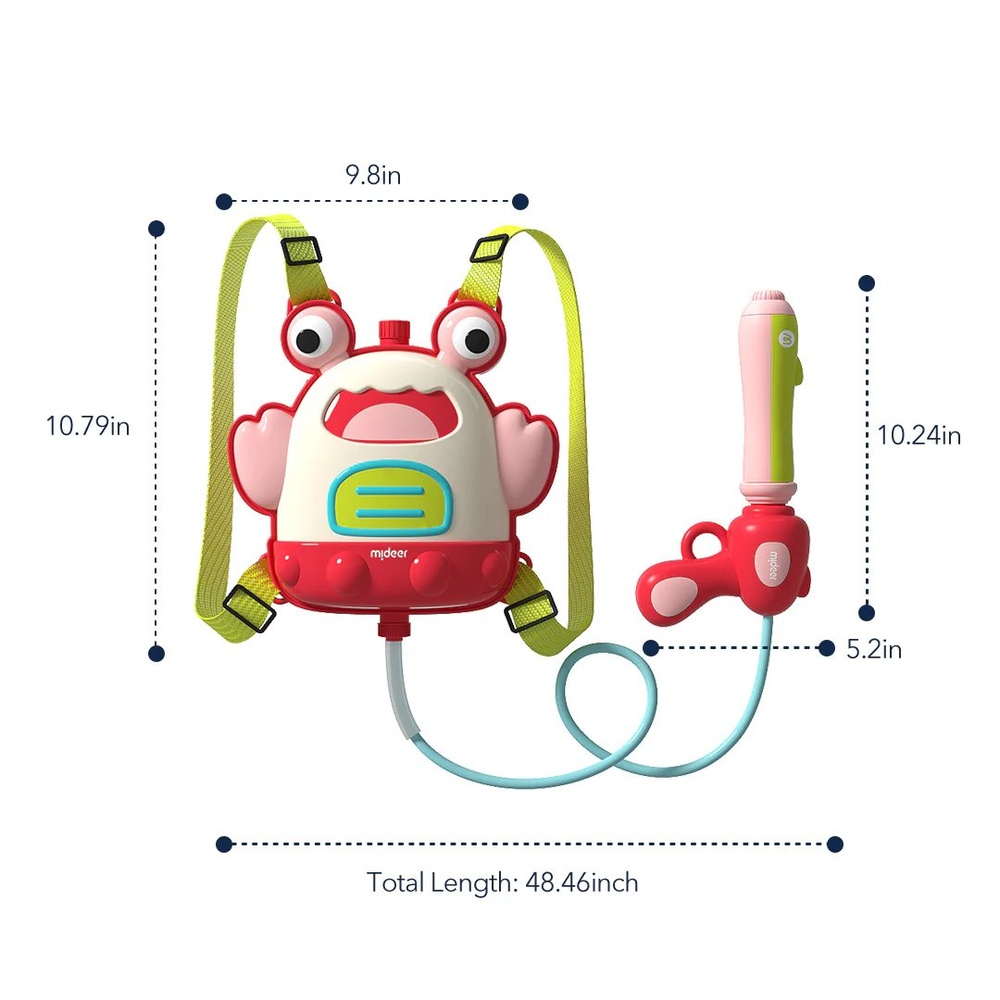 Mideer - Backpack Water Gun - Crab - Image 8