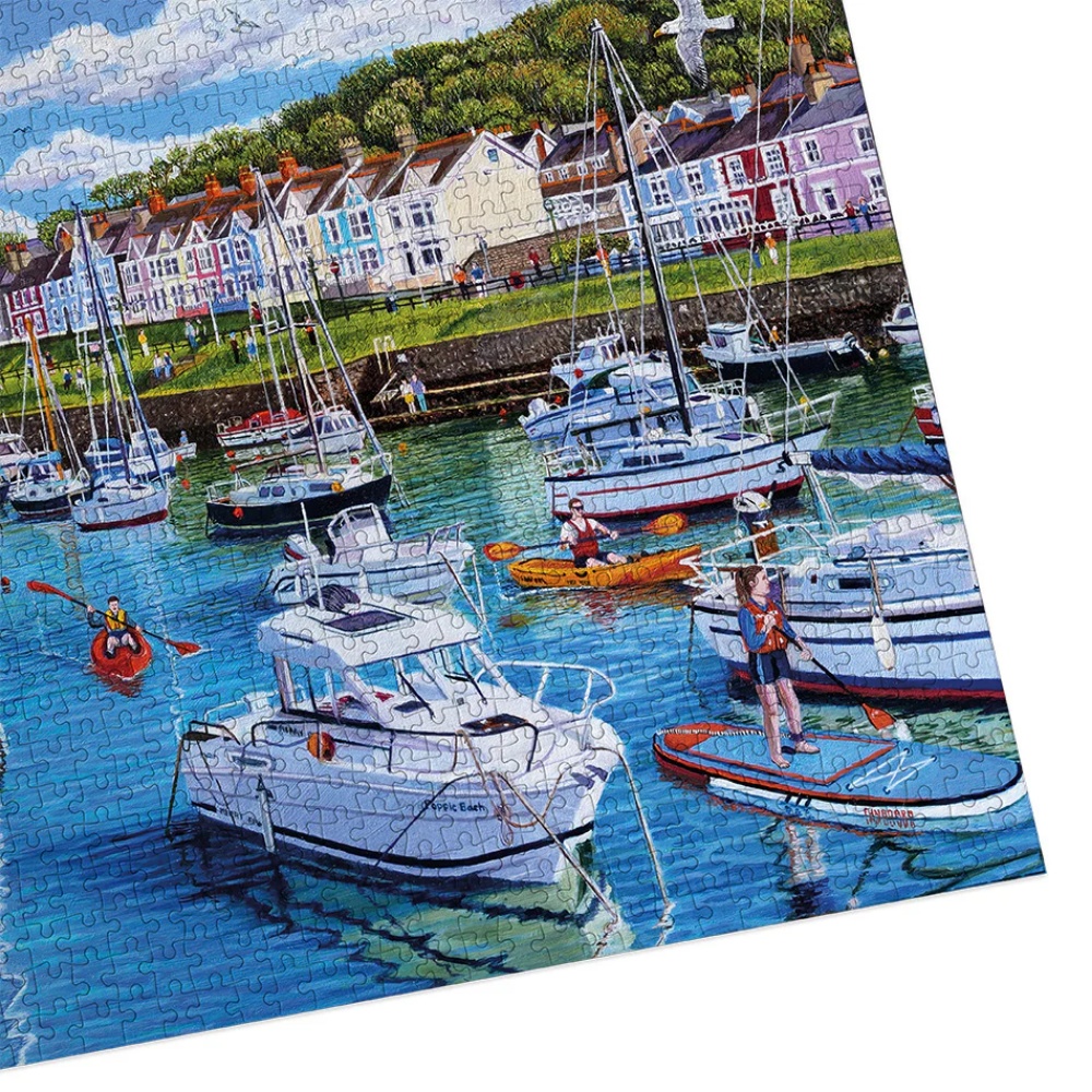Gibsons - Aberaeron, Cardigan Bay - 1000 Piece Jigsaw Puzzle - Image 6
