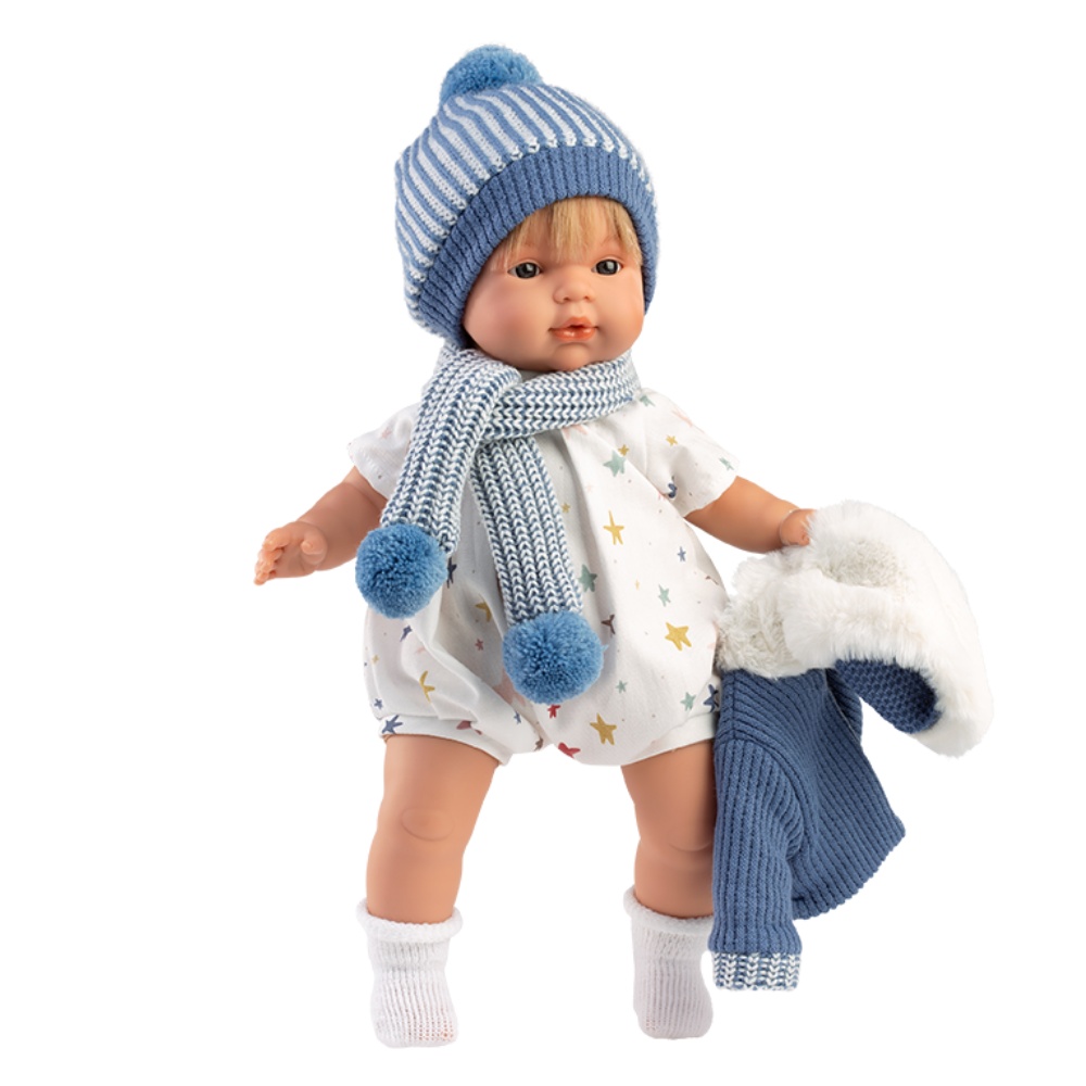 Llorens - Baby Boy Doll with Crying Mechanism, Clothing, & Accessories: Sasha - 38cm - Image 3
