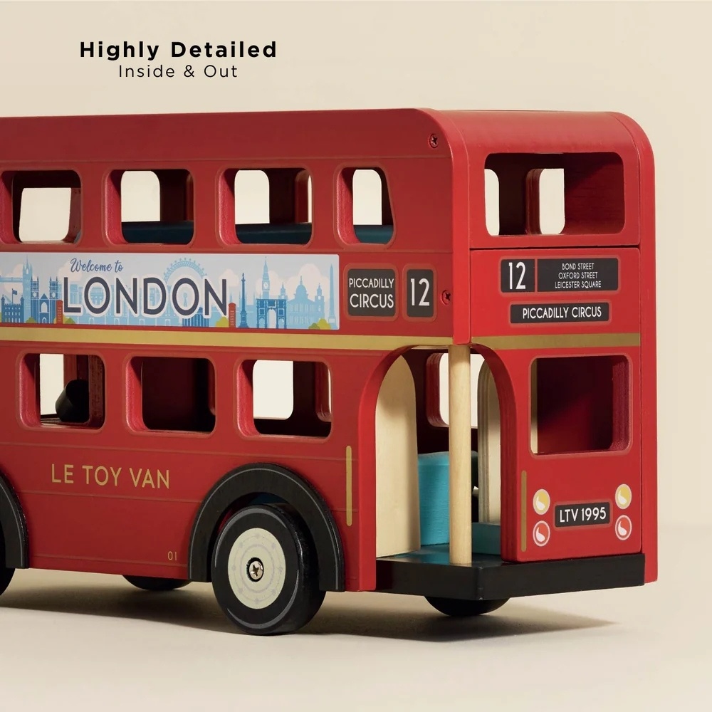 Le Toy Van - London Wooden Toy Bus - Image 7