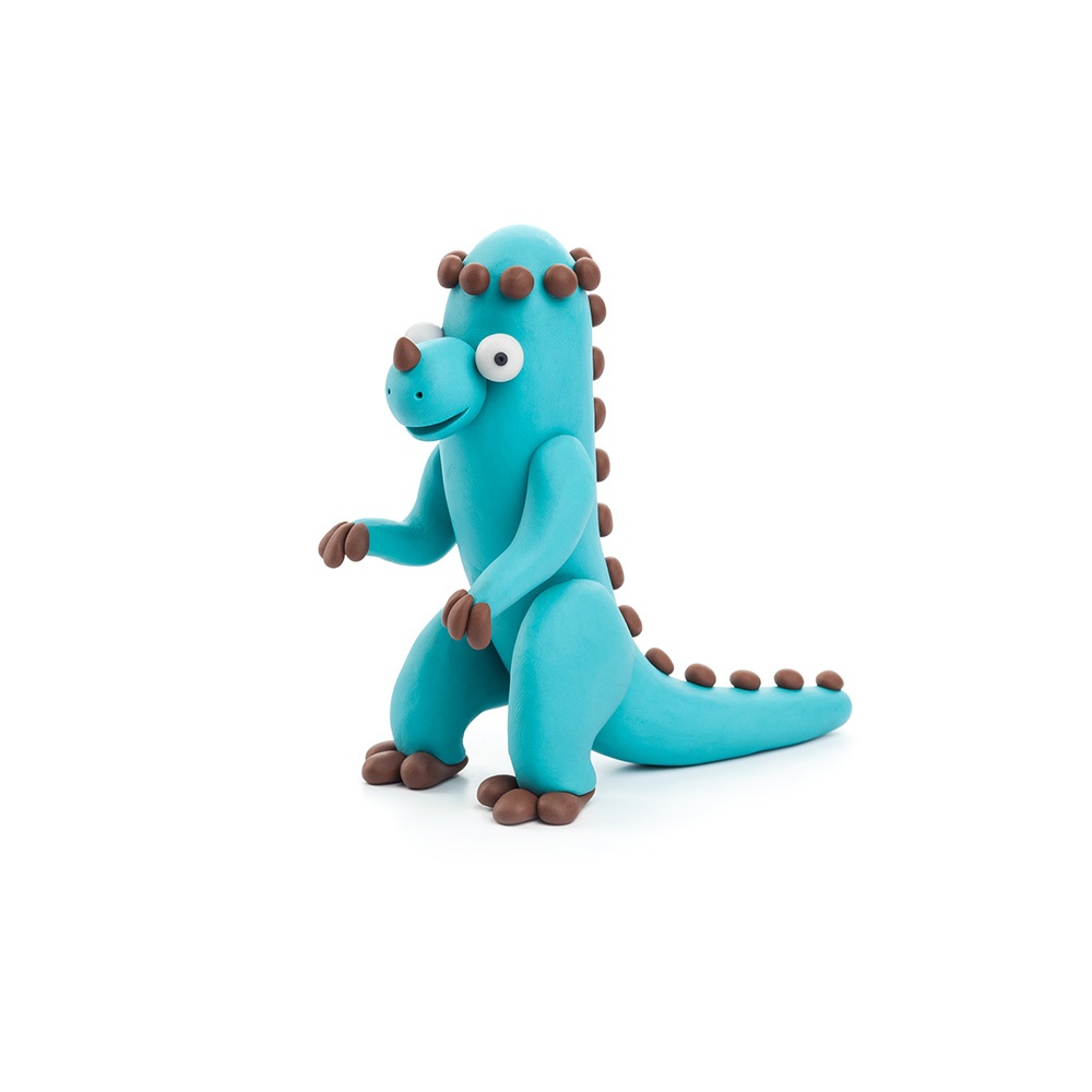 Hey Clay - Modelling Air-Dry Clay with Fun Interactive App - Stegosaurus, Pachycephalosaurus, Brachiosaurus, Series Dinos, 6 cans - Image 5