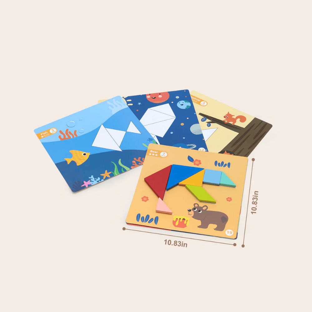 TookyToy - Magnetic Tangram Play Set - Image 8