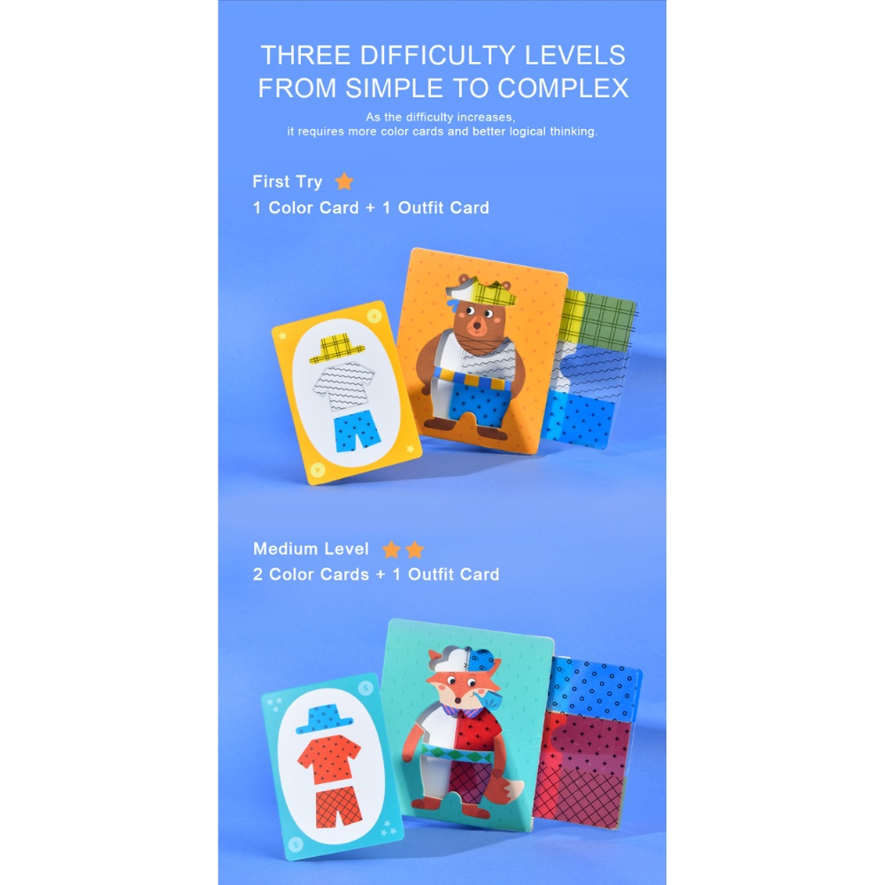 Mideer - Dress-up Activity Kit - Educational Matching Game - Image 3