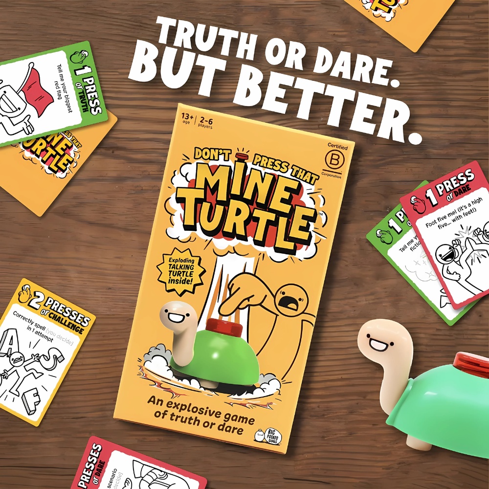 Big Potato Games - Mine Turtle: Truth or Dare Party Game - 2-6 Players - Image 2