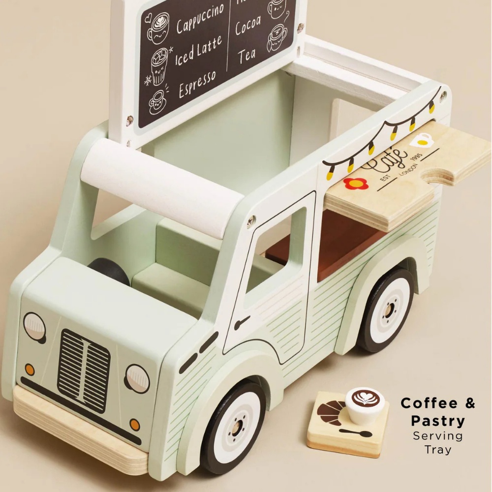 Le Toy Van - Wooden Mobile Café Van - Image 4