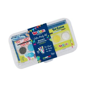 Toy Color - Watercolours Party Kit - Classic, Pearly, Neon - 12 Packs in Gift Box
