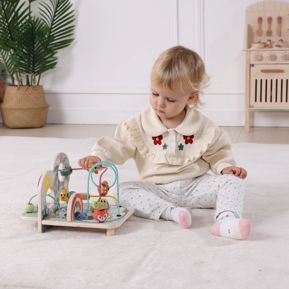 TookyToy - Forest Bead Maze - Wooden Fine Motor Activity Toy - Image 2