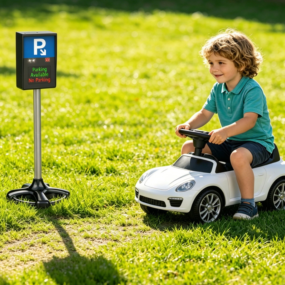 Pretend & Play Parking Sign - Road Safety Role-Play Accessory - Image 2