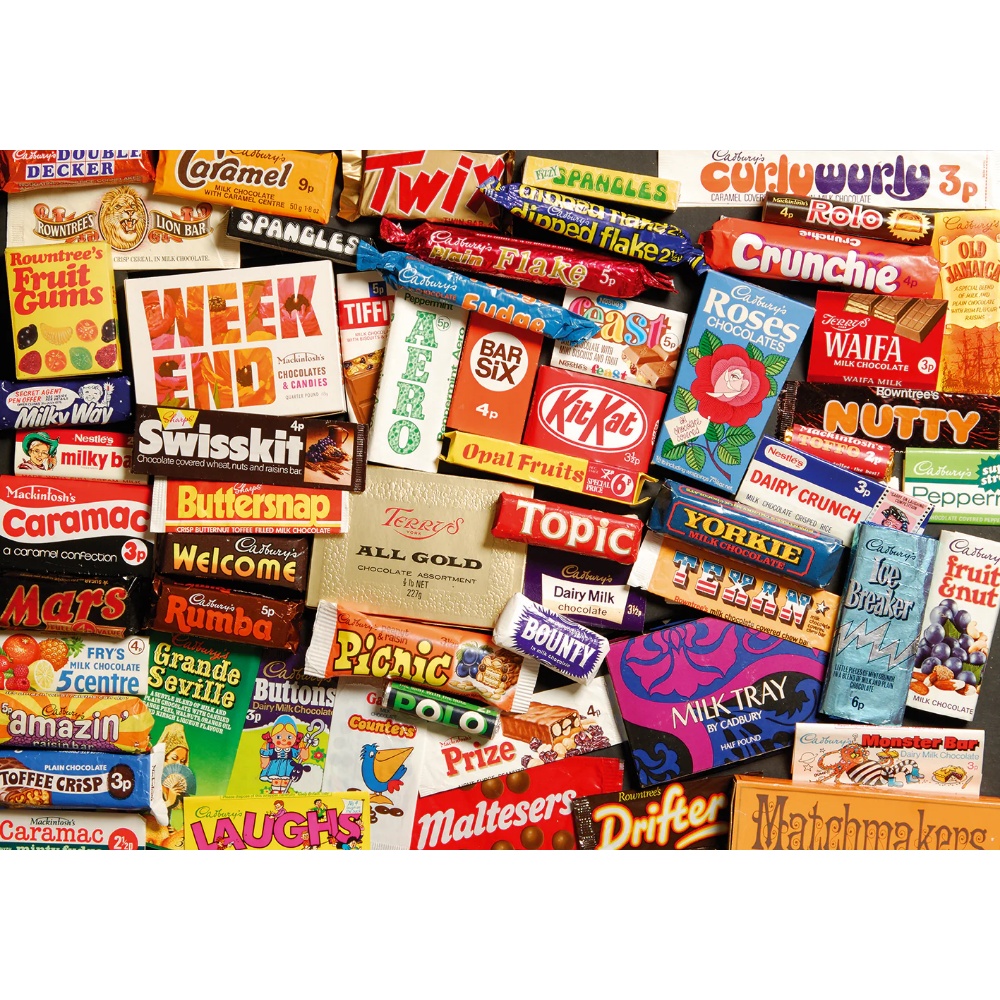 Gibsons - Sweet Memories of the 1970s - 500 Piece Jigsaw Puzzle in Gift Box - Image 2