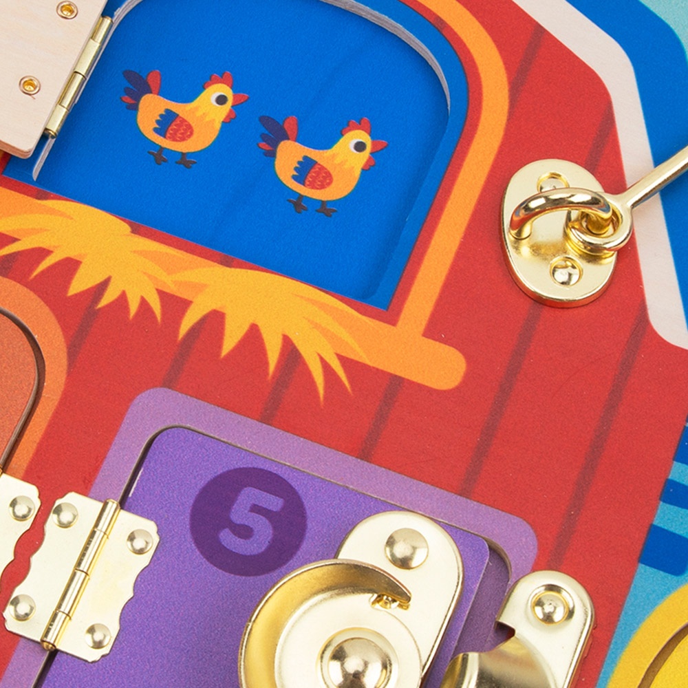 TookyToy - Latches Activity Activity Busy Board - Image 2
