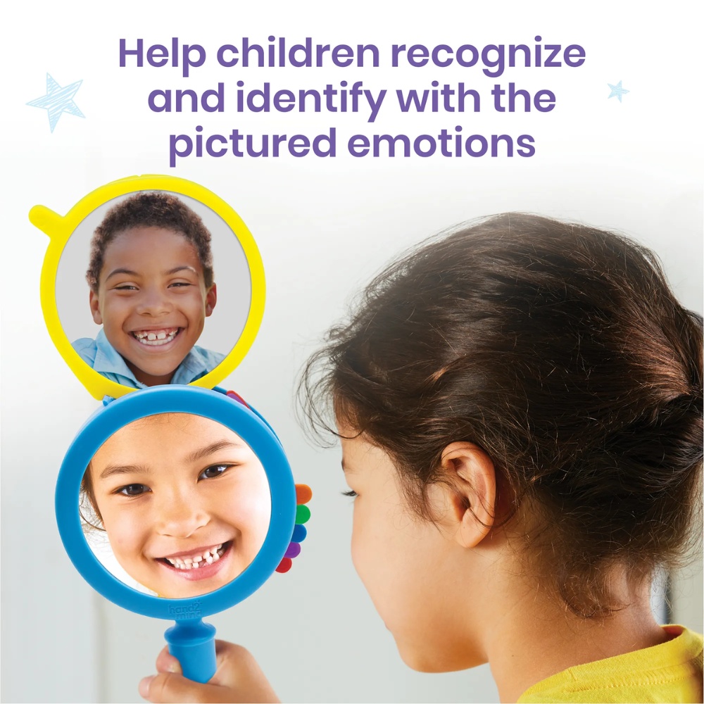 Hand2Mind - See My Feelings Mirror - Emotions Teaching Activity Toy - Image 2