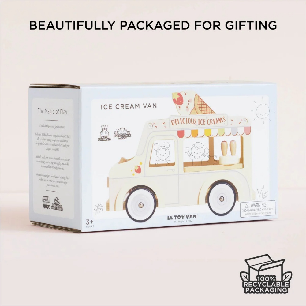 Le Toy Van - Wooden Ice Cream Van - Image 10
