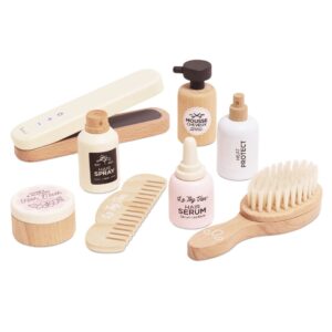 Le Toy Van - Wooden Hair Care & Straighteners Set - 8pcs