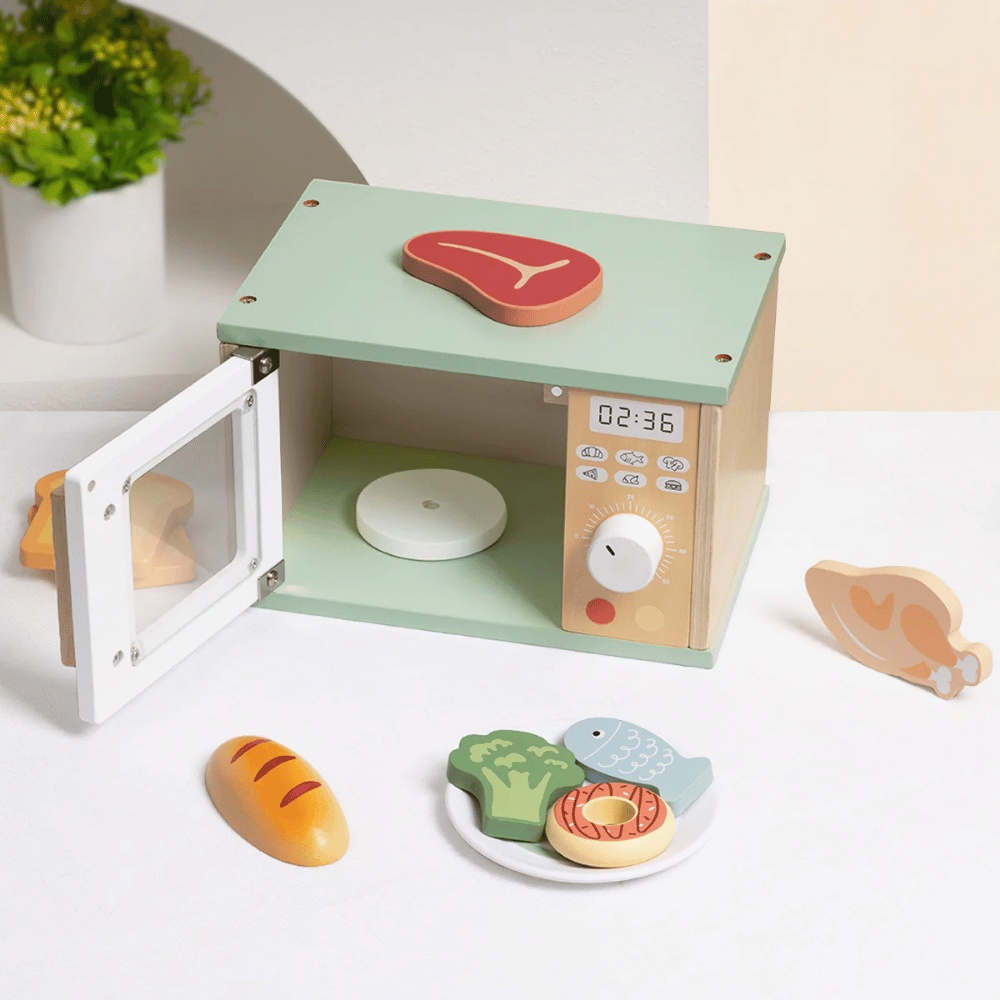 TookyToy - Pretend Play Microwave Oven Toy Set - Image 6