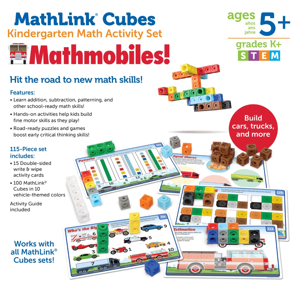 Learning Resources - MathLink® Cubes Early Maths Activity Set - Mathmobiles - Image 5